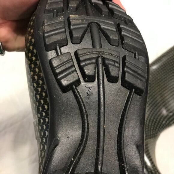 143 Girl Womens Black & White Houndstooth Pull On‎ Rain Boots Size 7 - Picture 4 of 4